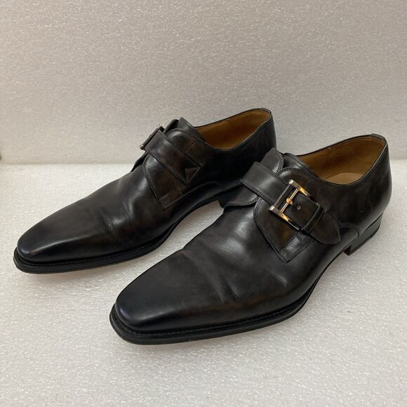 Magnanni Marco Cuero Single Monk Buckle Dress Shoes - Men\'s 10M main image 11